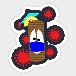 Corona Bob Sticker